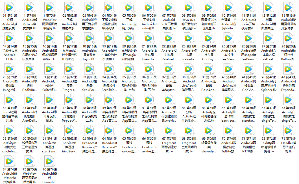 圖片[2]-Android安卓零基礎入門視頻課程