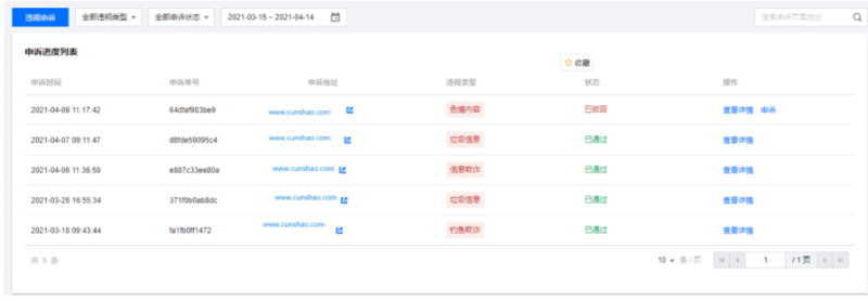 騰訊安全網站域名攔截申訴-教程一申一個準-資源網站