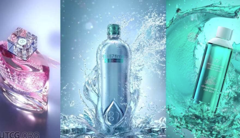 C4D液體產品表現全流程案例教程-資源網站