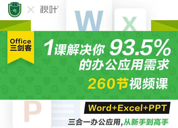 word＋excel＋ppt-解決你93.5％的辦公應用需求-資源網站