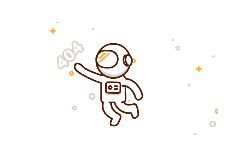 圖片[1]-一款好看的自適應動態404頁面