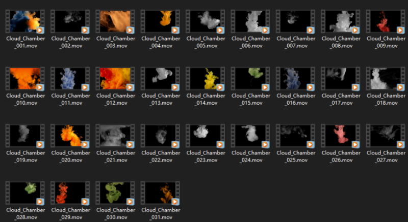 31套水墨云霧高清視頻素材-資源網站