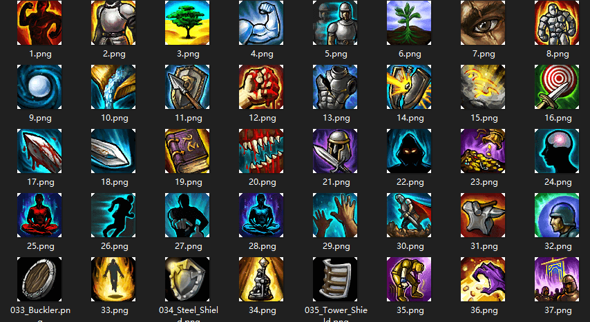 圖片[1]-英雄聯盟懷舊版728個技能圖標64*64分享