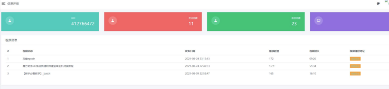嗶哩嗶哩UPmaster嗶哩嗶哩UPmaster實(shí)時(shí)信息采集顯示php源代碼顯示php源代碼-資源網(wǎng)站