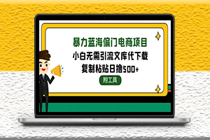 穩(wěn)定的藍(lán)海項(xiàng)目文庫代下載-小白無需引流也可掙到收入-附帶工具-資源網(wǎng)站