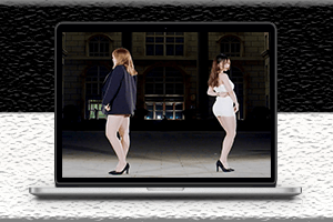 包臀裙細高跟翻跳Trouble Maker雙人舞-資源網站