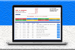 域名銷售系統PC+H5雙端適配頁面展示-資源網站