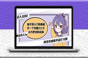 拼多多虛擬開店打卡群2月26更新_入門到精通-資源網站