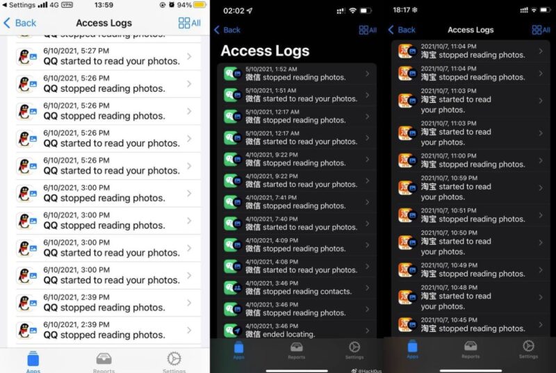 微信|QQ|淘寶等多款A(yù)pp在后臺反復(fù)讀取用戶隱私或相冊-資源網(wǎng)站