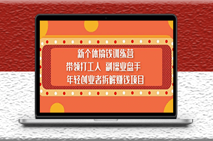 帶領(lǐng)打工年輕人或創(chuàng)業(yè)者拆解賺錢項目教程-資源網(wǎng)站
