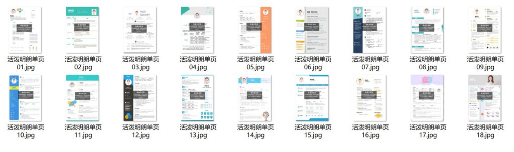 圖片[5]-500套精品簡歷模板用word或wps編輯-資源網(wǎng)站