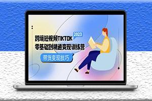 跨境_短視頻TIKTOK零基礎到精通帶貨變現技巧-資源網站