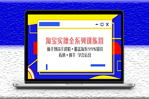 淘寶實操全系列課程_新手到高手知識_學會對手運營玩法-資源網站