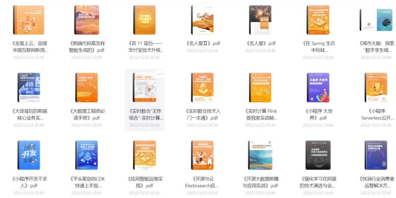 阿里內部出品的it技術書籍120本pdf-資源網站