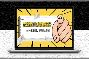 價值1980的男粉全自動變現玩法_無腦過原創技術-資源網站