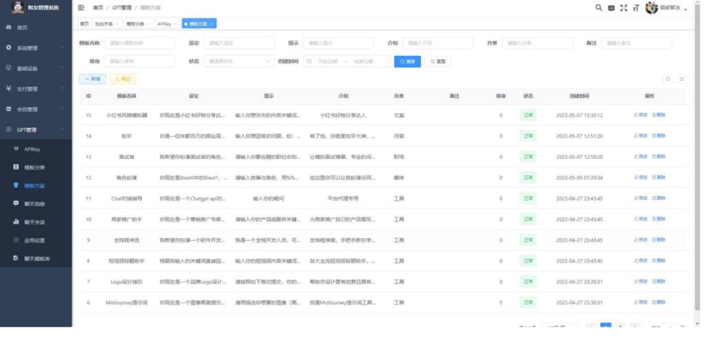 圖片[7]-GPT4.0接口內(nèi)置-Saas ChatGPT小程序+H5無限多開-輕松搭建聊天應(yīng)用！
