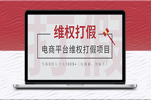 電商平臺0投入維權打假_日入千元不是夢-資源網站