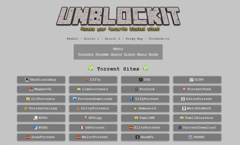 Unblockit:海量磁力資源導航-資源網站