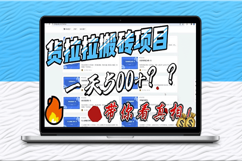 挖掘最新貨拉拉搬磚項目_一天輕松賺500-800_揭秘首發拆解痛點