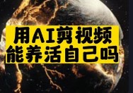 用AI剪視頻能養活自己嗎-資源網站