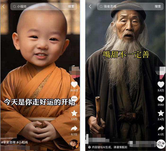 圖片[2]-抖音漲粉技巧：AI小和尚視頻教你1個月漲粉44萬-資源網站