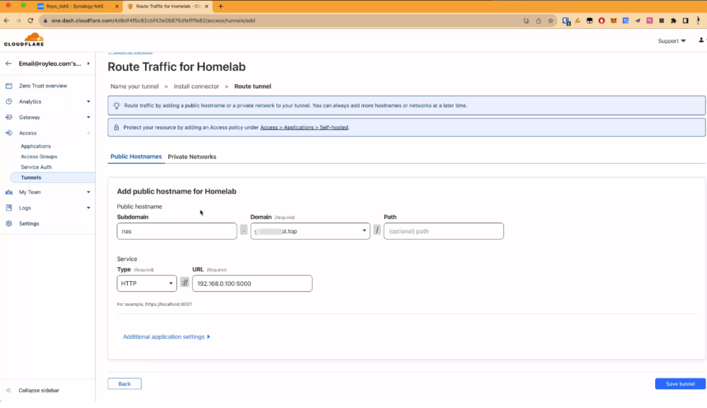 圖片[10]-Cloudflare Tunnel：無懼DDOS_隨時隨地安全訪問局域網Web應用