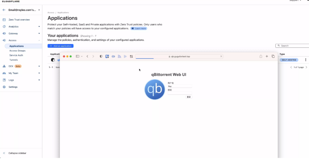 圖片[18]-Cloudflare Tunnel：無懼DDOS_隨時隨地安全訪問局域網Web應用