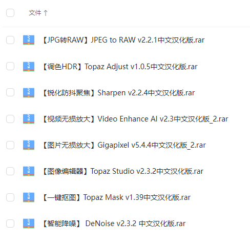 Topaz AI全套漢化軟件8套解鎖版-全漢化-資源網站