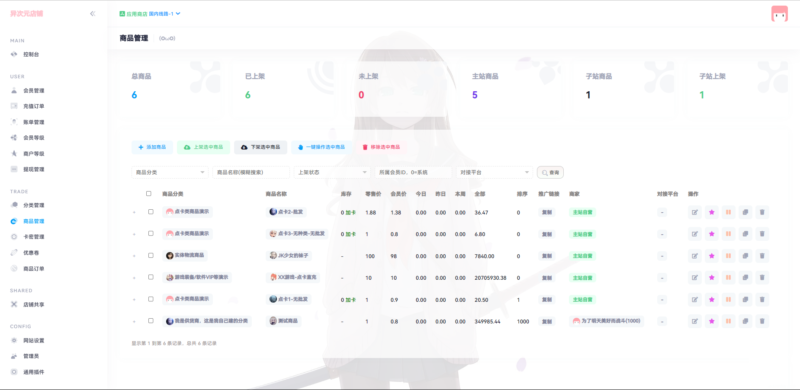異次元發卡源碼系統-荔枝發卡V3.0二次元風格發卡網全開源-資源網站