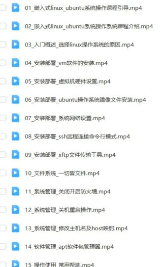 嵌入式Linux之Ubuntu 烏班圖Ubuntu安裝入門到實戰-資源網站
