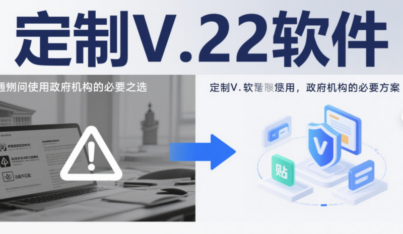 政府機構為何需要專用的定制V軟件？-資源網站