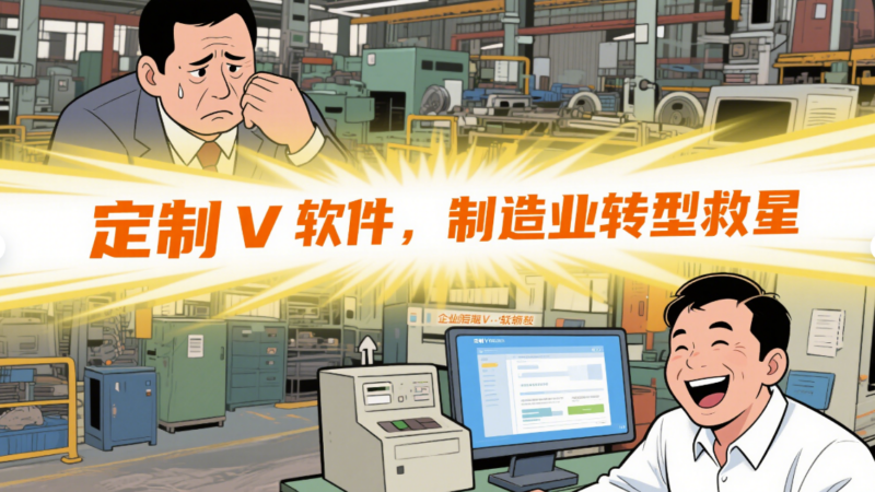 制造業轉型路上，定制V軟件扮演的角色-資源網站