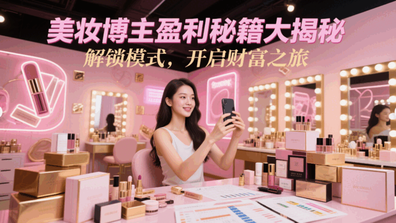 小項目副業:美妝博主的盈利模式-資源網站