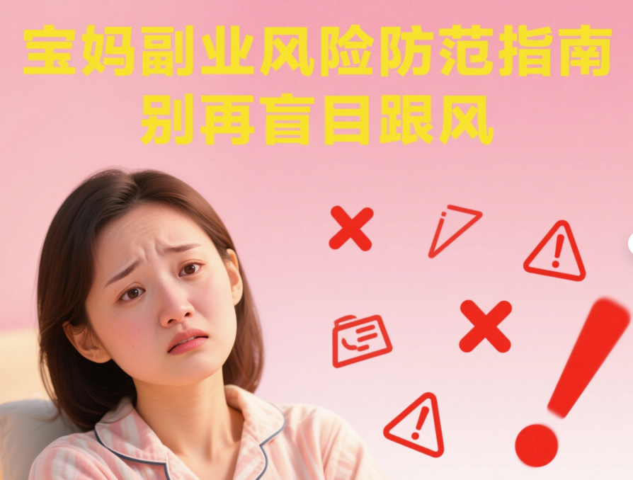 寶媽副業風險防范指南，別再盲目跟風-資源網站