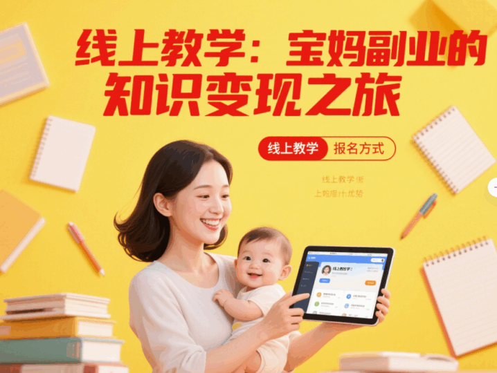 線上教學(xué)：寶媽副業(yè)的知識(shí)變現(xiàn)之旅-資源網(wǎng)站