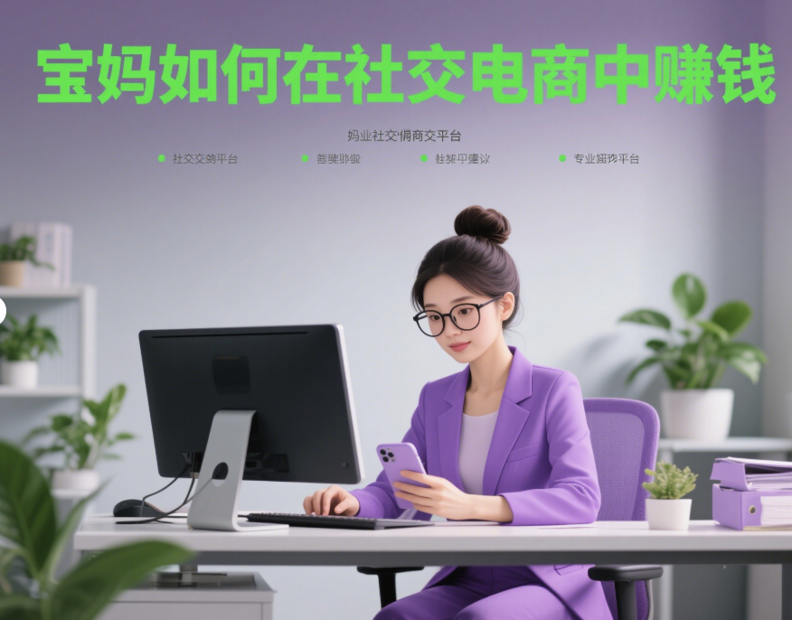 圖片[1]-寶媽副業中的社交電商玩法揭秘-資源網站