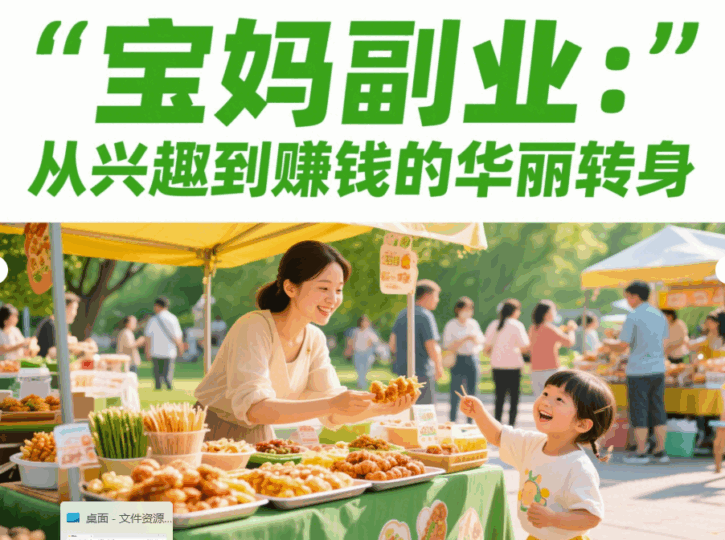 寶媽副業：從興趣到賺錢的華麗轉身-資源網站