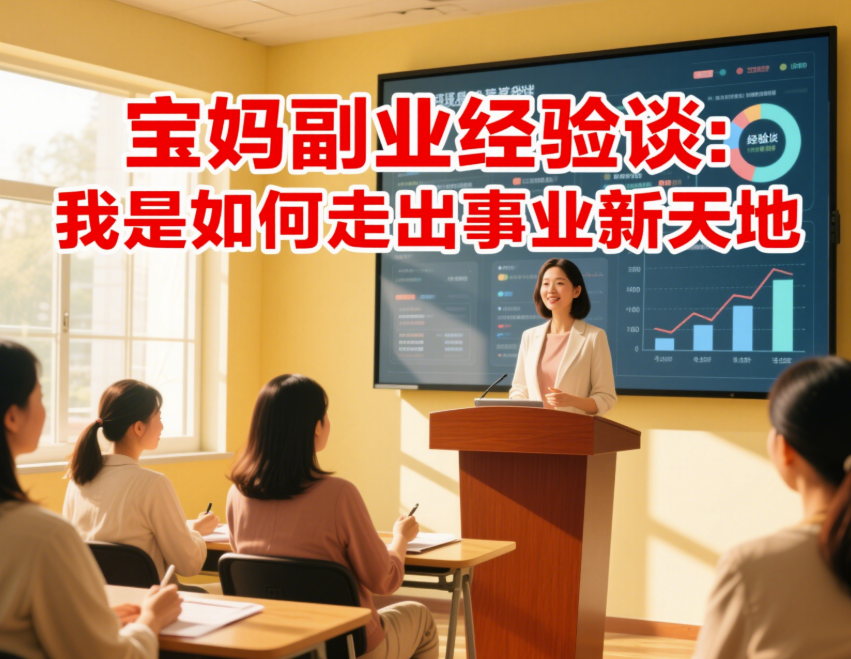 寶媽副業(yè)經(jīng)驗(yàn)談：我是如何走出事業(yè)新天地-資源網(wǎng)站
