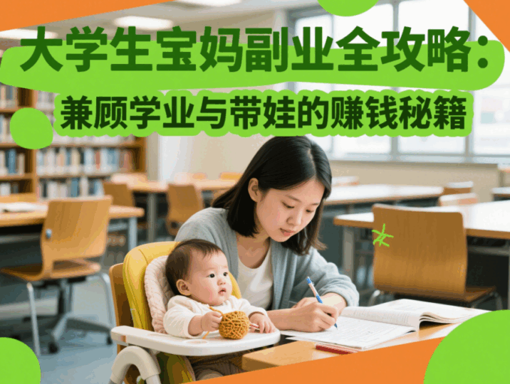 大學生寶媽副業全攻略:兼顧學業與帶娃的賺錢秘籍-資源網站