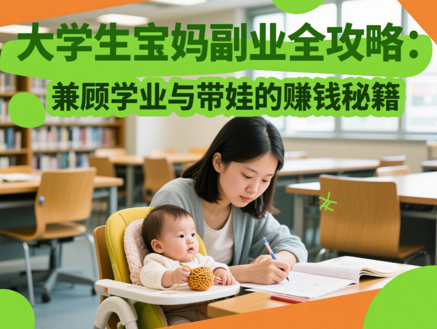 圖片[1]-大學生寶媽副業全攻略：兼顧學業與帶娃的賺錢秘籍-資源網站