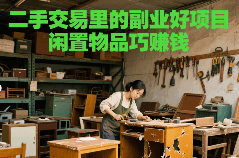 二手交易里的副業(yè)好項(xiàng)目，閑置物品巧賺錢-資源網(wǎng)站