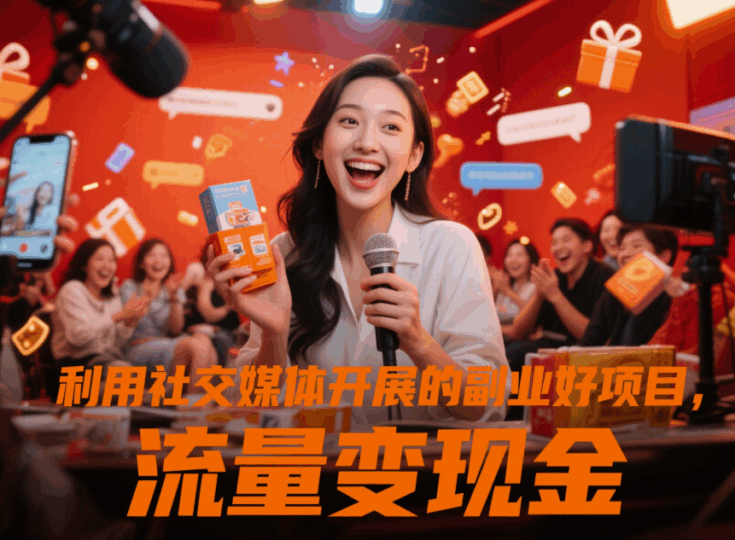 利用社交媒體開展的副業(yè)好項(xiàng)目，流量變現(xiàn)金-資源網(wǎng)站
