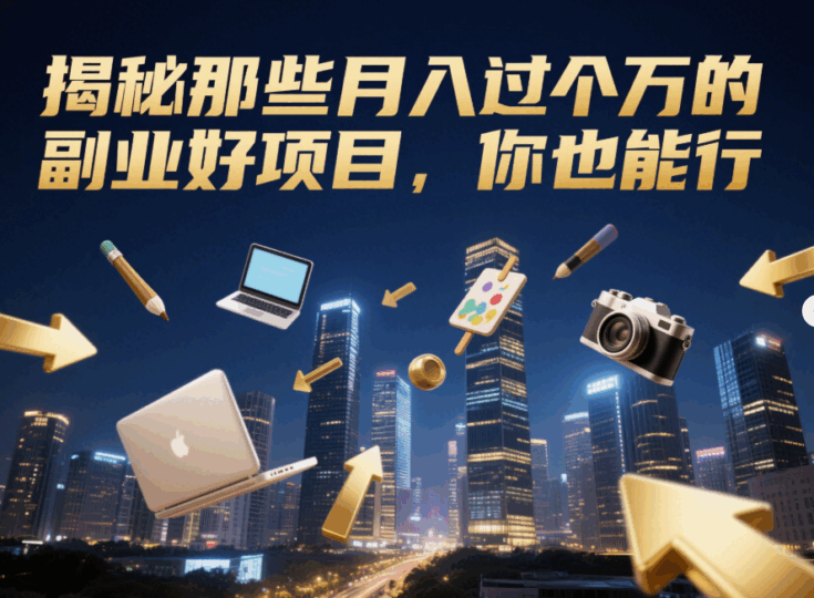 揭秘那些月入過萬的副業(yè)好項目,你也能行-資源網(wǎng)站