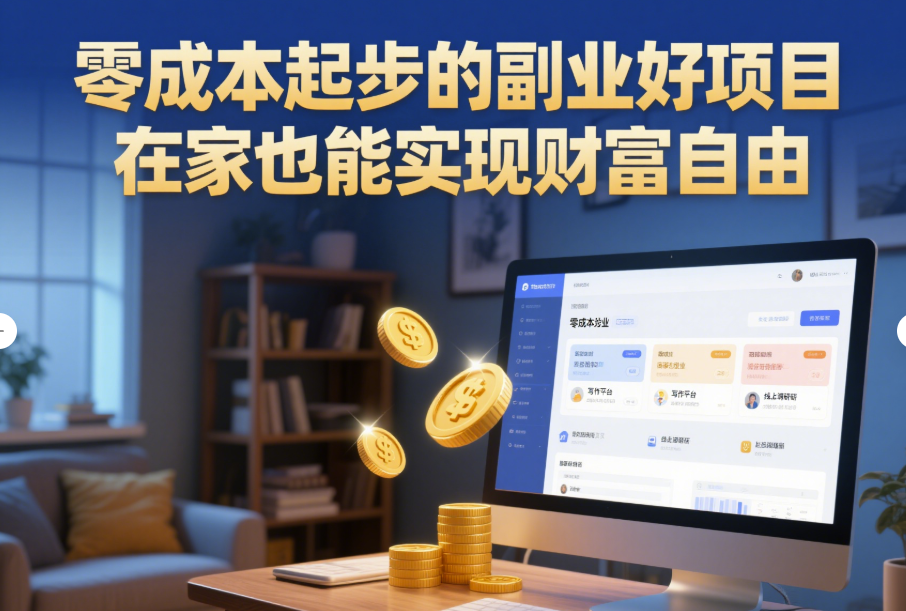 圖片[1]-零成本起步的副業(yè)好項(xiàng)目，在家也能實(shí)現(xiàn)財(cái)富自由-資源網(wǎng)站