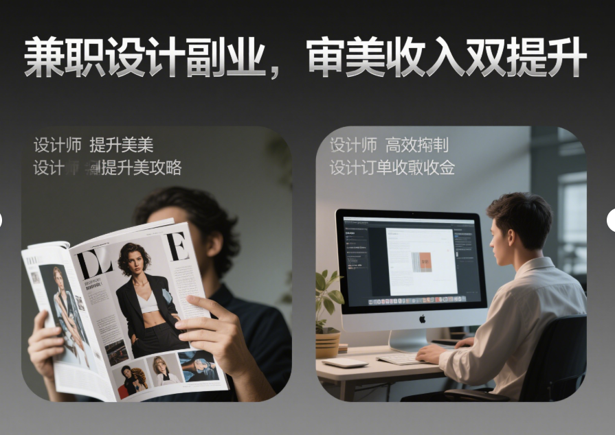 圖片[1]-兼職設(shè)計(jì)副業(yè)賺錢(qián)：提升審美與收入的雙重攻略-資源網(wǎng)站