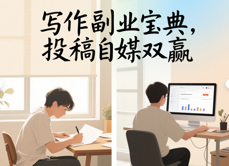 圖片[1]-寫作副業(yè)賺錢寶典：從投稿到自媒體運(yùn)營-資源網(wǎng)站