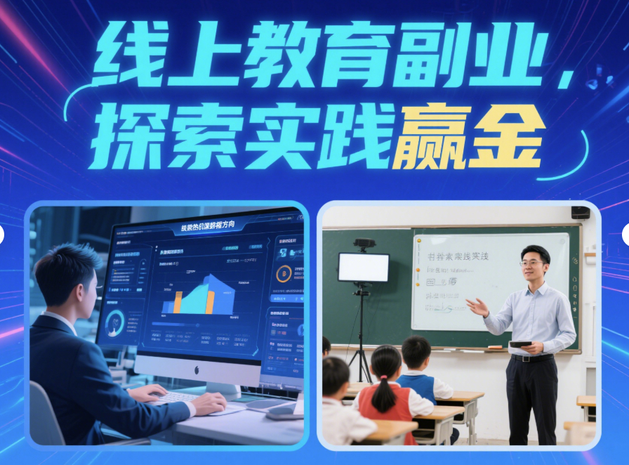 圖片[1]-線上教育領域副業賺錢的機會探索與實踐-資源網站