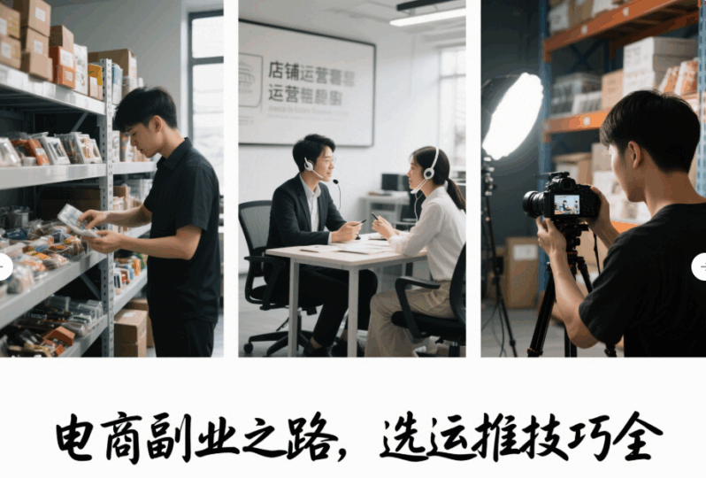 電商副業賺錢全攻略：選品、運營與推廣技巧-資源網站