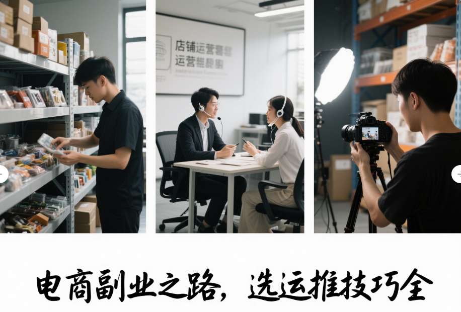 圖片[1]-電商副業賺錢全攻略：選品、運營與推廣技巧-資源網站