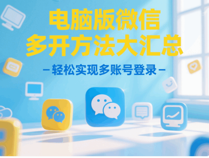 電腦版微信多開方法大匯總,輕松實(shí)現(xiàn)多賬號(hào)登錄-資源網(wǎng)站